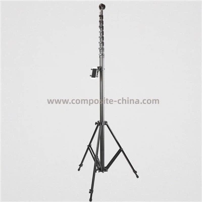 Karbonfiber teleskopisk endesone kamerastangsystem