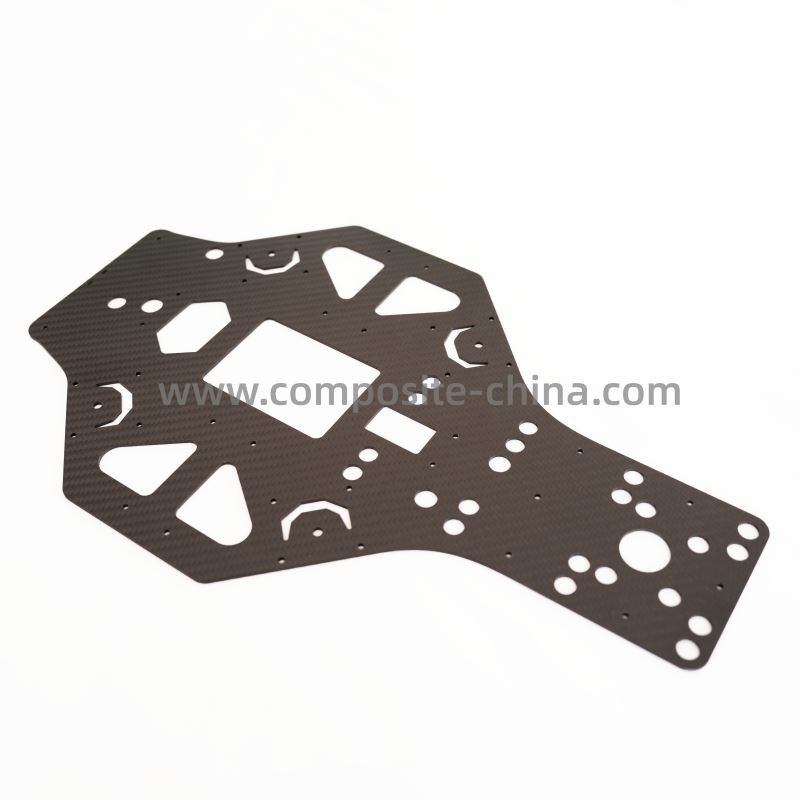 Maskinbearbeidede karbonfiberplater